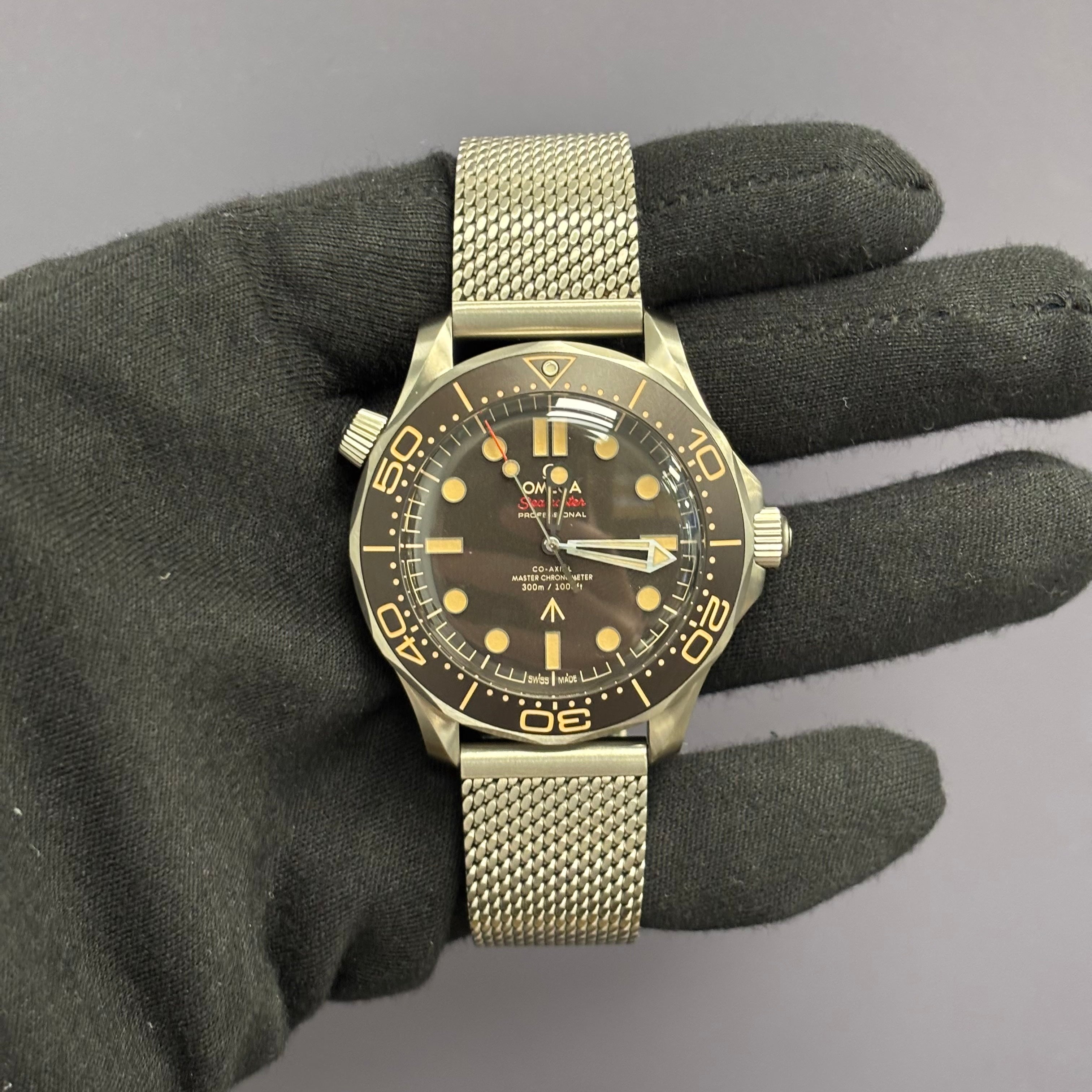 Omega Seamaster 42mm Brown Dial Ref# 210.92.42.20.01.001 - Happy Jewelers Fine Jewelry Lifetime Warranty