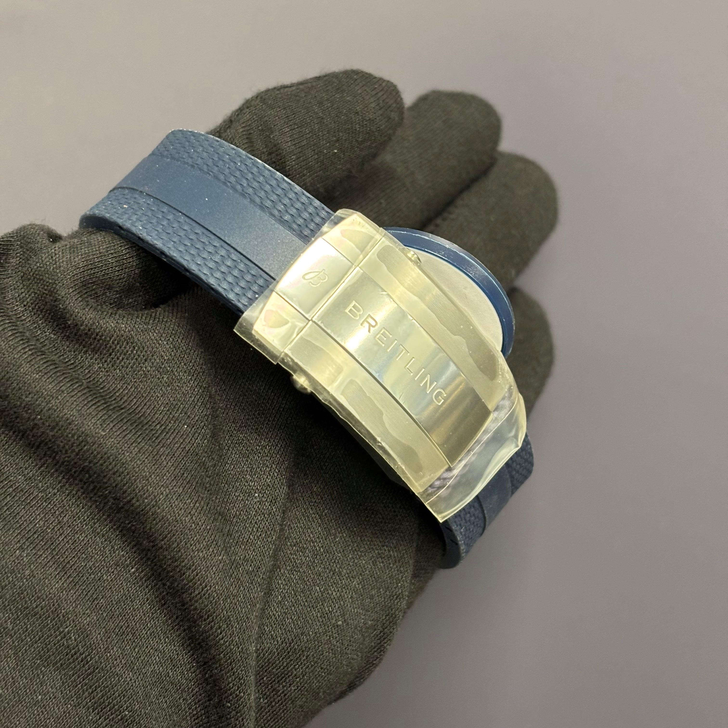 Breitling Superocean 46mm Blue Dial Watch Ref# A17378 - Happy Jewelers Fine Jewelry Lifetime Warranty