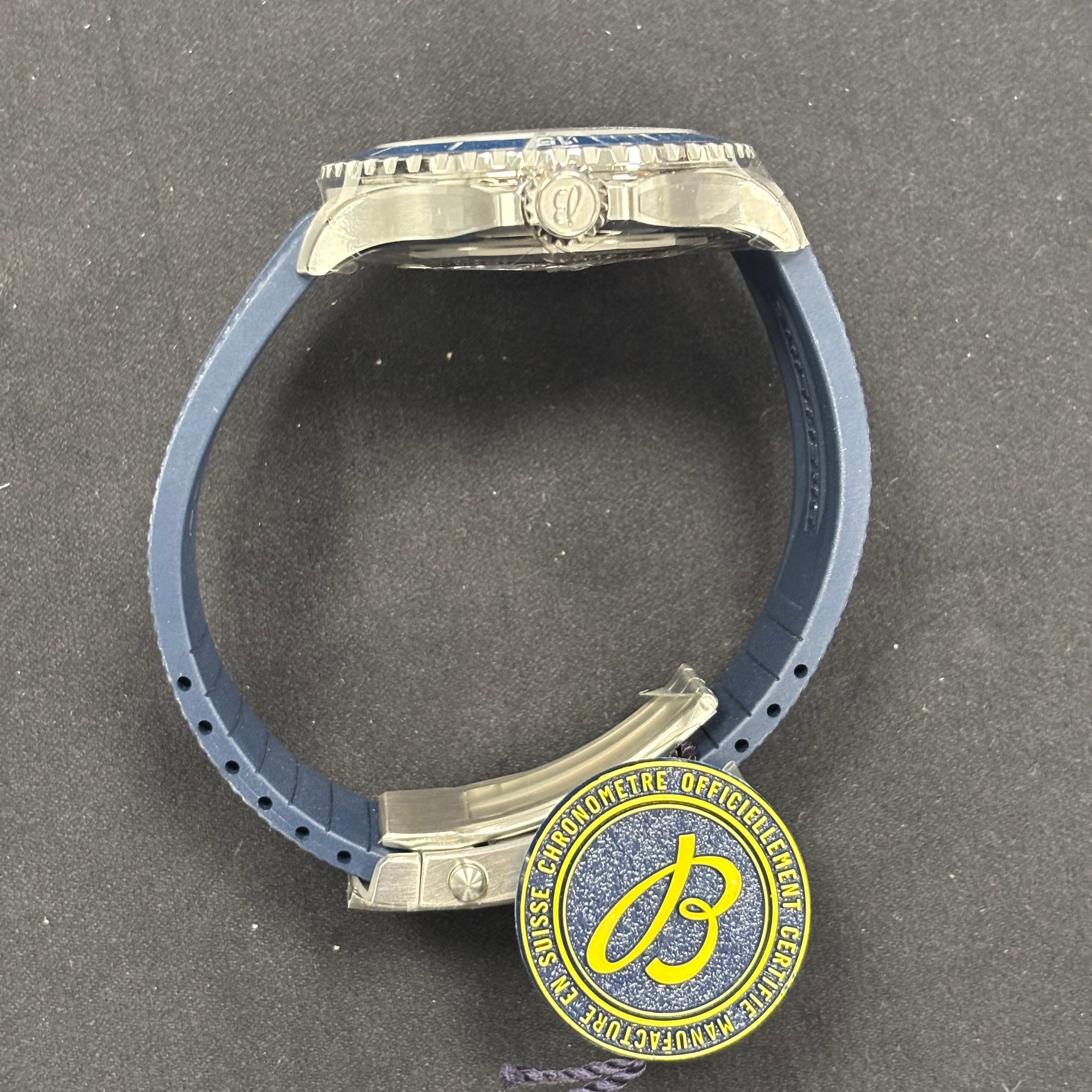 Breitling Superocean 46mm Blue Dial Watch Ref# A17378 - Happy Jewelers Fine Jewelry Lifetime Warranty