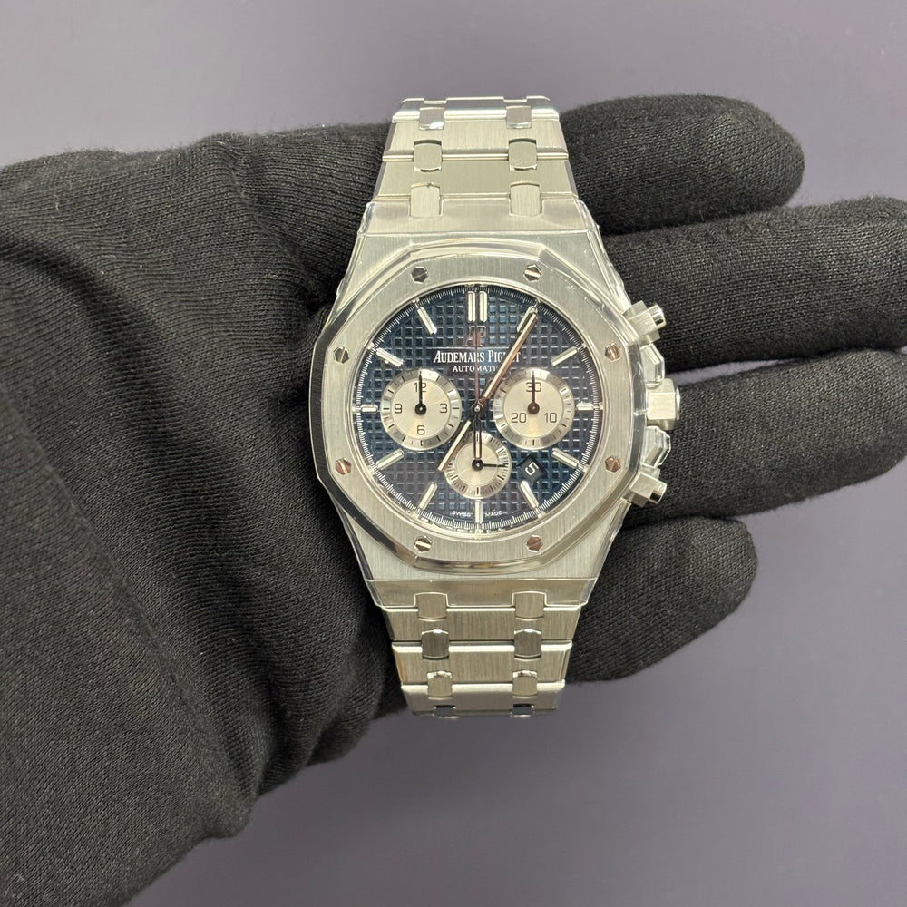 Audemars Piguet Royal Oak 41mm Blue Dial Watch Ref# 26331ST.OO.1220ST.01