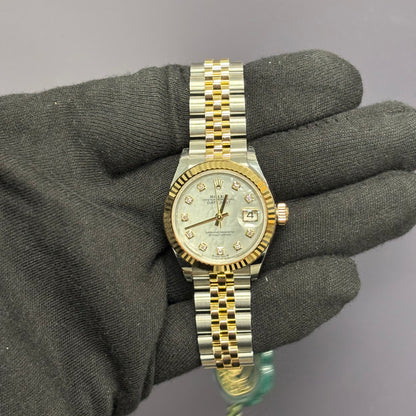 Rolex Datejust 28mm MOP Dial Watch Ref# 279173 - Happy Jewelers Fine Jewelry Lifetime Warranty