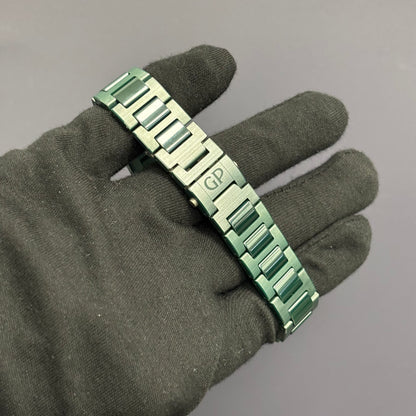 Girard Perregaux Laureato 38mm Green Dial Watch Ref# 81005-32-3080-1CX - Happy Jewelers Fine Jewelry Lifetime Warranty