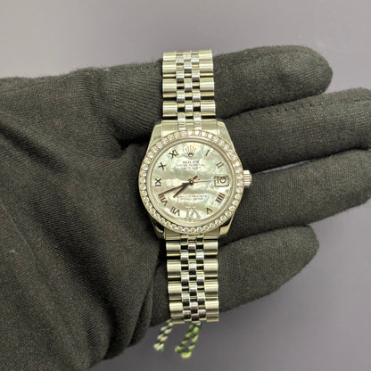 Rolex Datejust 31mm MOP Dial Watch Ref# 178384 - Happy Jewelers Fine Jewelry Lifetime Warranty
