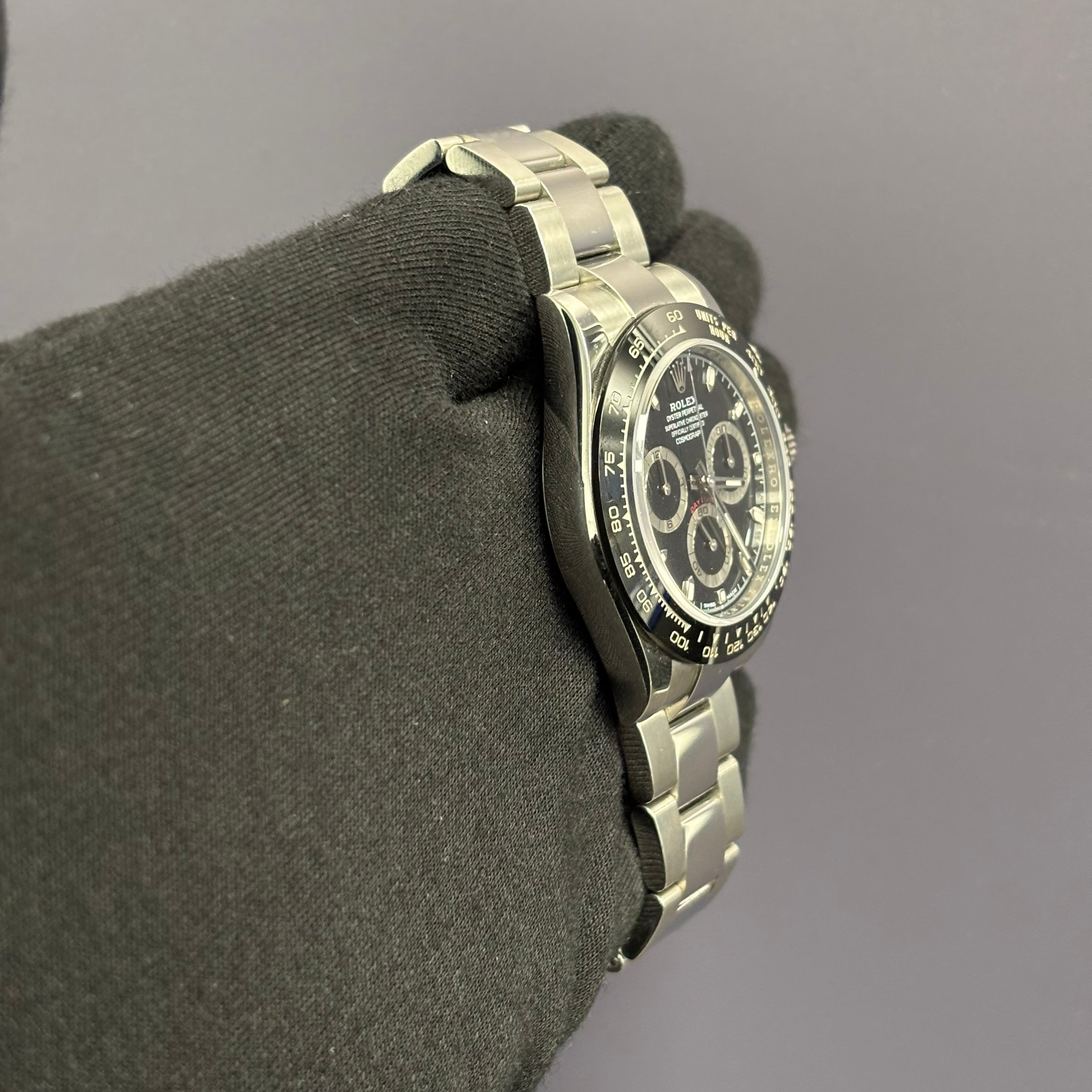 Rolex Daytona 40mm Black Dial Watch Ref# 116500LN - Happy Jewelers Fine Jewelry Lifetime Warranty