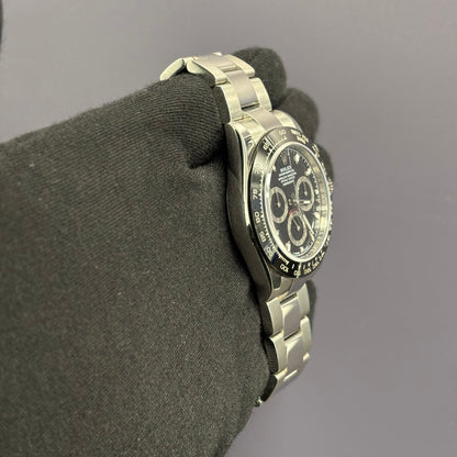 Rolex Daytona 40mm Black Dial Watch Ref# 116500LN - Happy Jewelers Fine Jewelry Lifetime Warranty