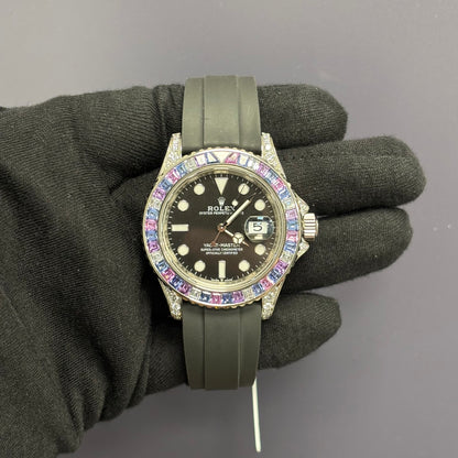 Rolex Yacht-Master 40mm Black Dial Watch Ref# 126679SABR - Happy Jewelers Fine Jewelry Lifetime Warranty