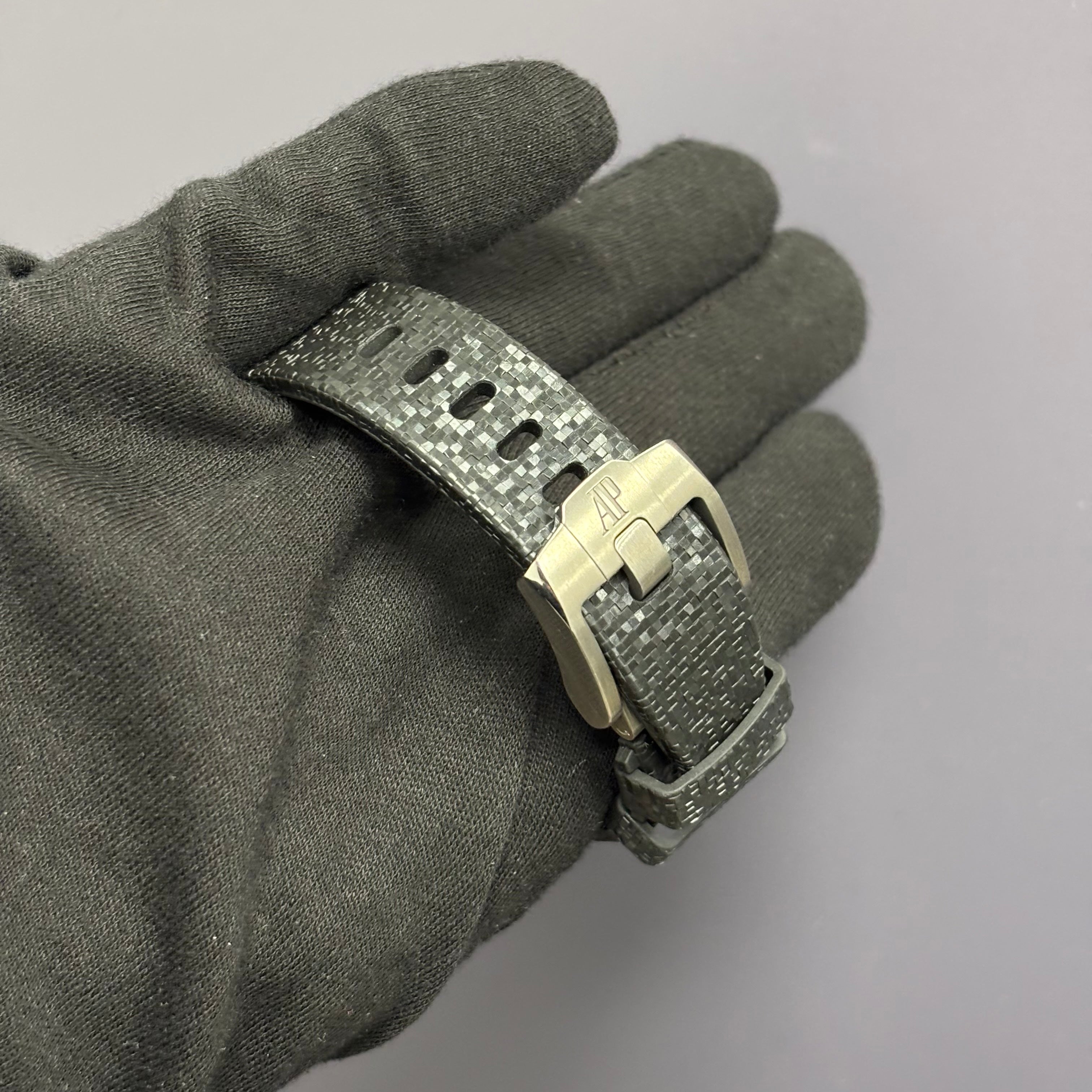 Audemars Piguet Royal Oak 37mm Black Dial Watch Ref# 77600CE.OO.A002CA.01 - Happy Jewelers Fine Jewelry Lifetime Warranty