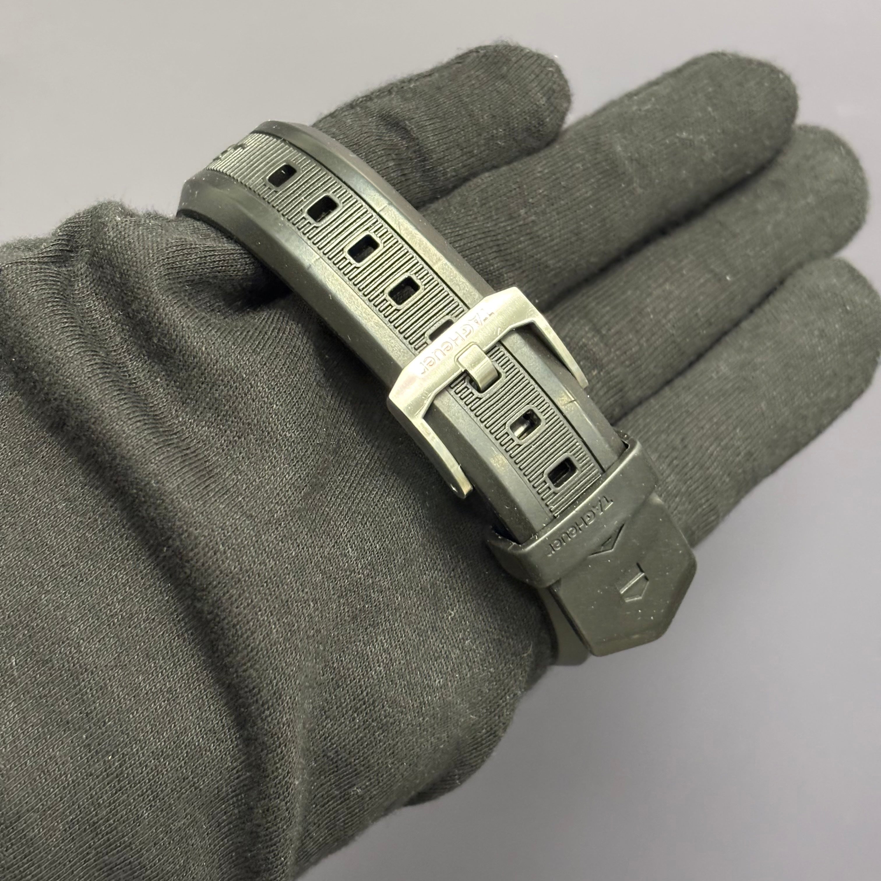 Tag Heuer Aquaracer 43mm Yellow Dial Watch Ref# CAF1011 - Happy Jewelers Fine Jewelry Lifetime Warranty