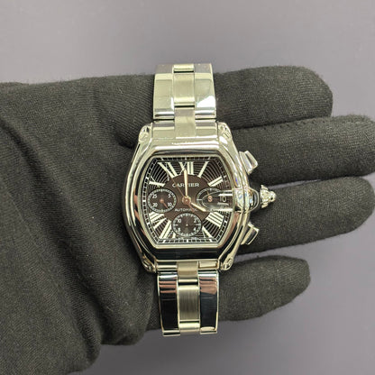 Cartier Roadster 43mm Black Dial Watch Ref# W62020X6 - Happy Jewelers Fine Jewelry Lifetime Warranty