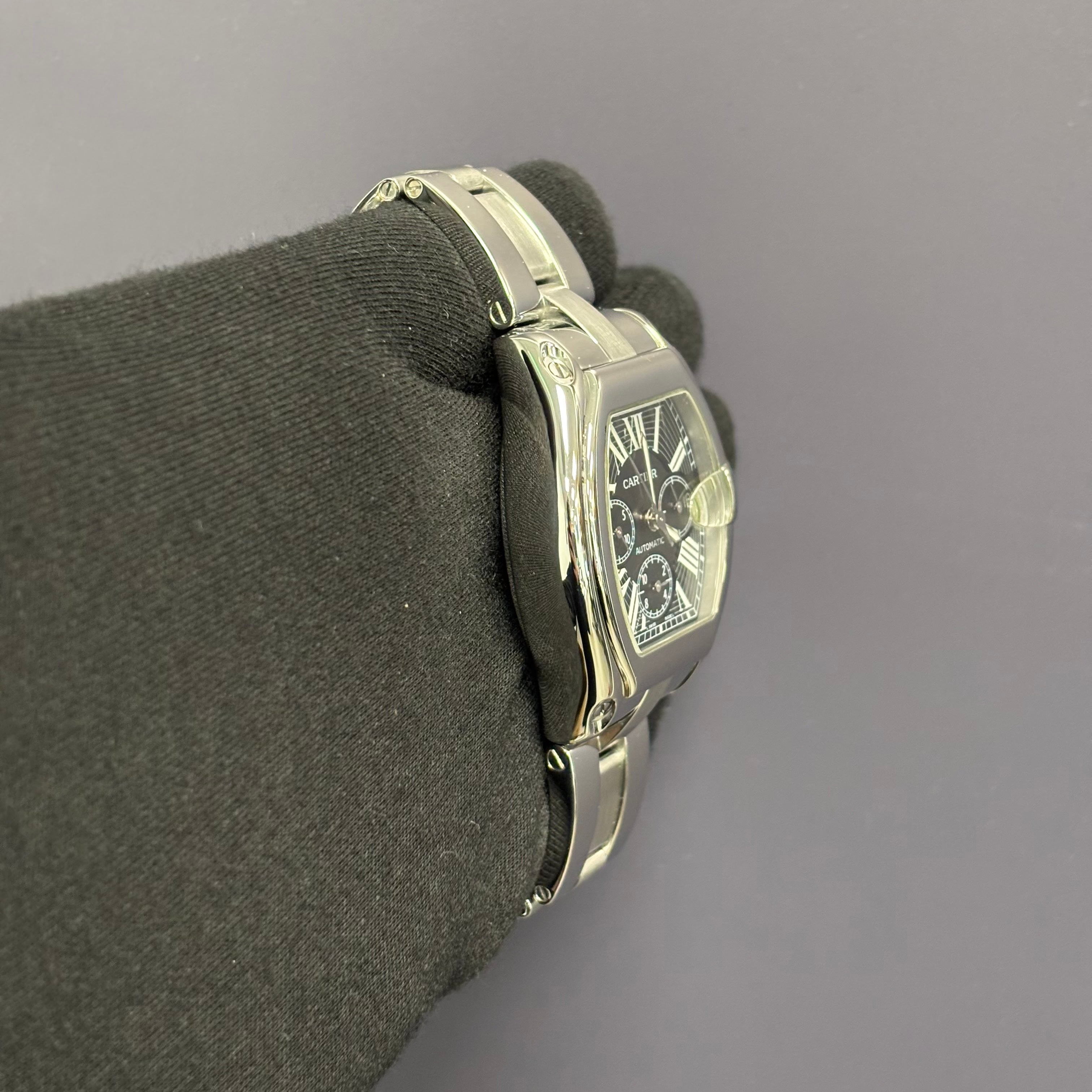 Cartier Roadster 43mm Black Dial Watch Ref# W62020X6 - Happy Jewelers Fine Jewelry Lifetime Warranty