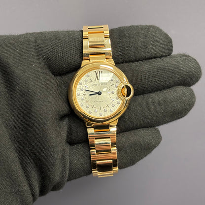 Cartier Ballon Bleu 33mm Silver Dial Watch Ref# WGBB0054 - Happy Jewelers Fine Jewelry Lifetime Warranty