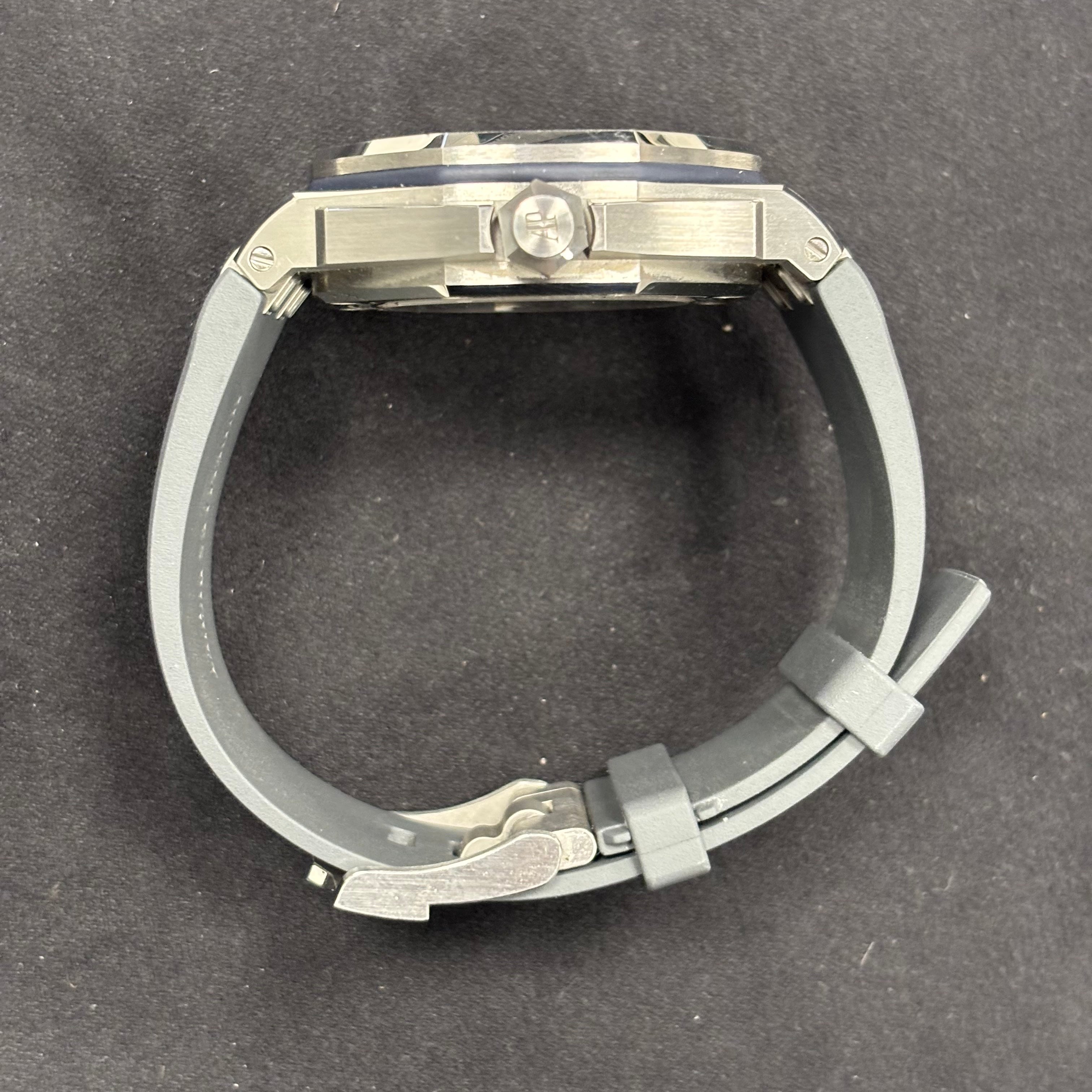 Audemars Piguet Royal Oak 42mm Grey Dial Watch Ref# 15720ST.OO.A009CA.01 - Happy Jewelers Fine Jewelry Lifetime Warranty