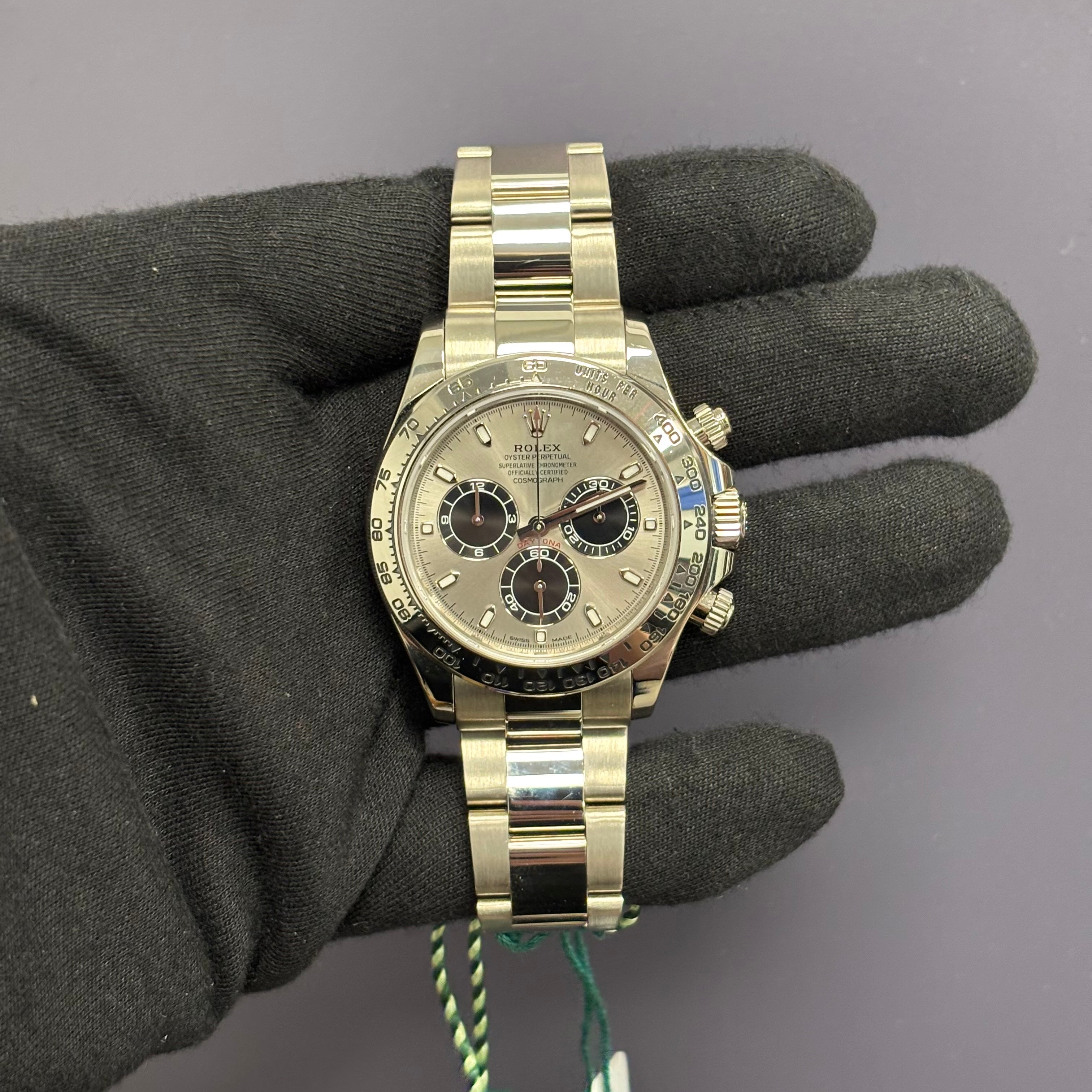 Rolex Daytona 40mm Silver Dial Watch Ref# 116509 - Happy Jewelers Fine Jewelry Lifetime Warranty