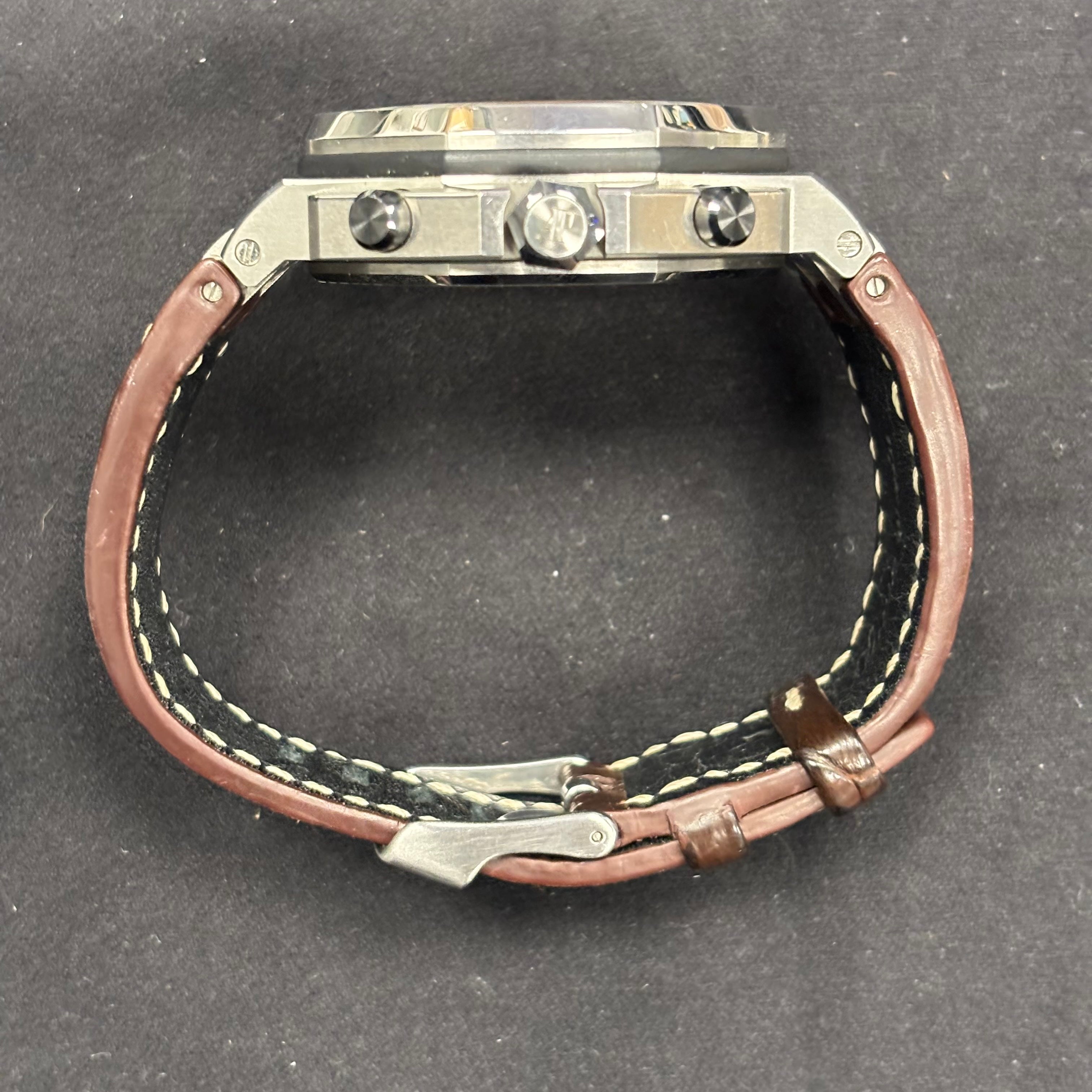 Audemars Piguet Royal Oak 42mm Cream Dial Watch Ref# 26470ST.OO.A801CR.01 - Happy Jewelers Fine Jewelry Lifetime Warranty