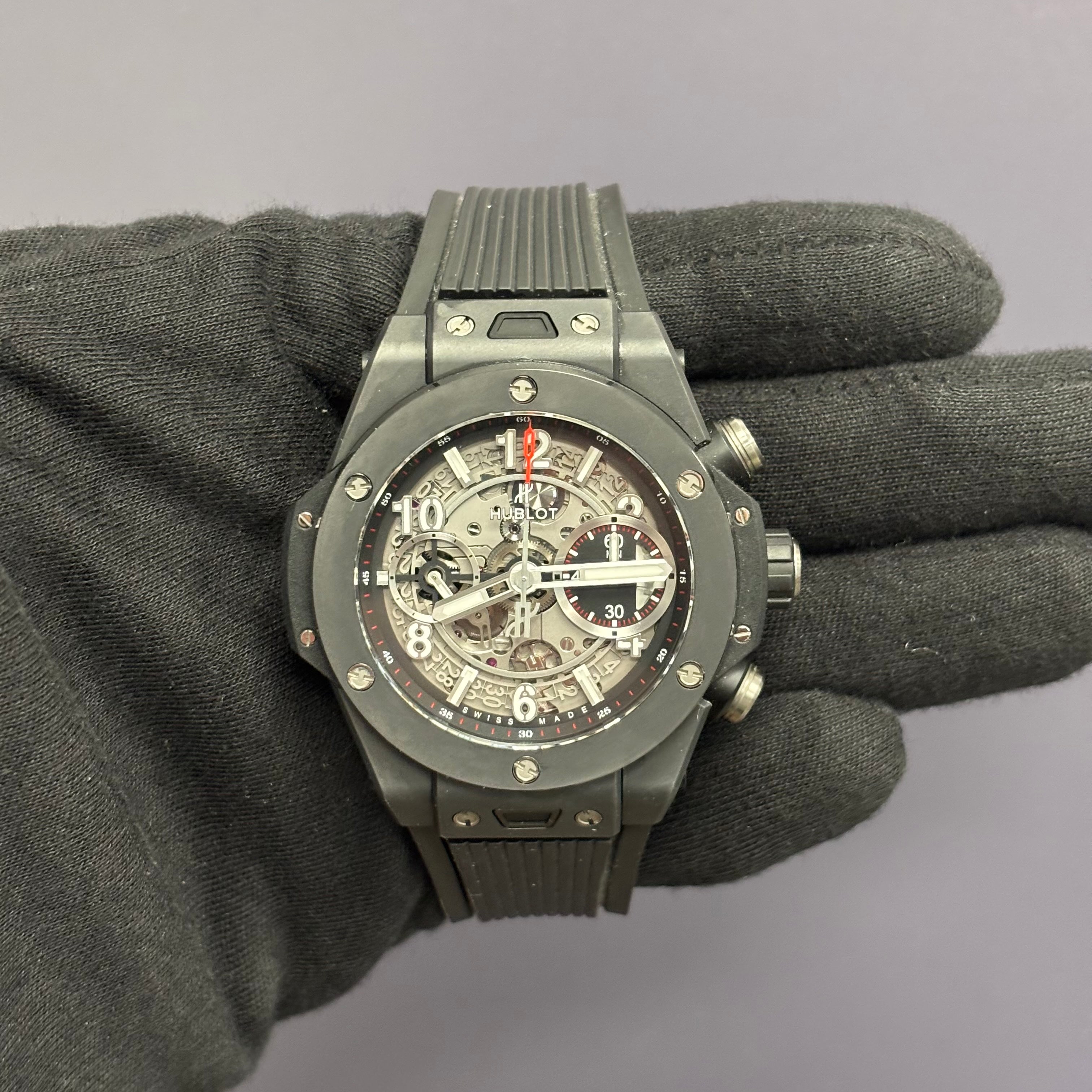 Hublot Big Bang 42mm Openwork Dial Watch Ref# 441.CI.1170.RX - Happy Jewelers Fine Jewelry Lifetime Warranty