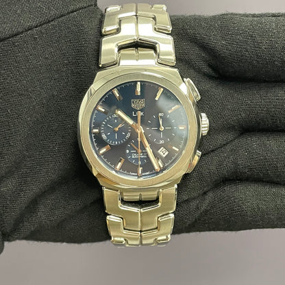 Tag Heuer Link 41mm Blue Dial Watch Ref# CBC2112 - Happy Jewelers Fine Jewelry Lifetime Warranty