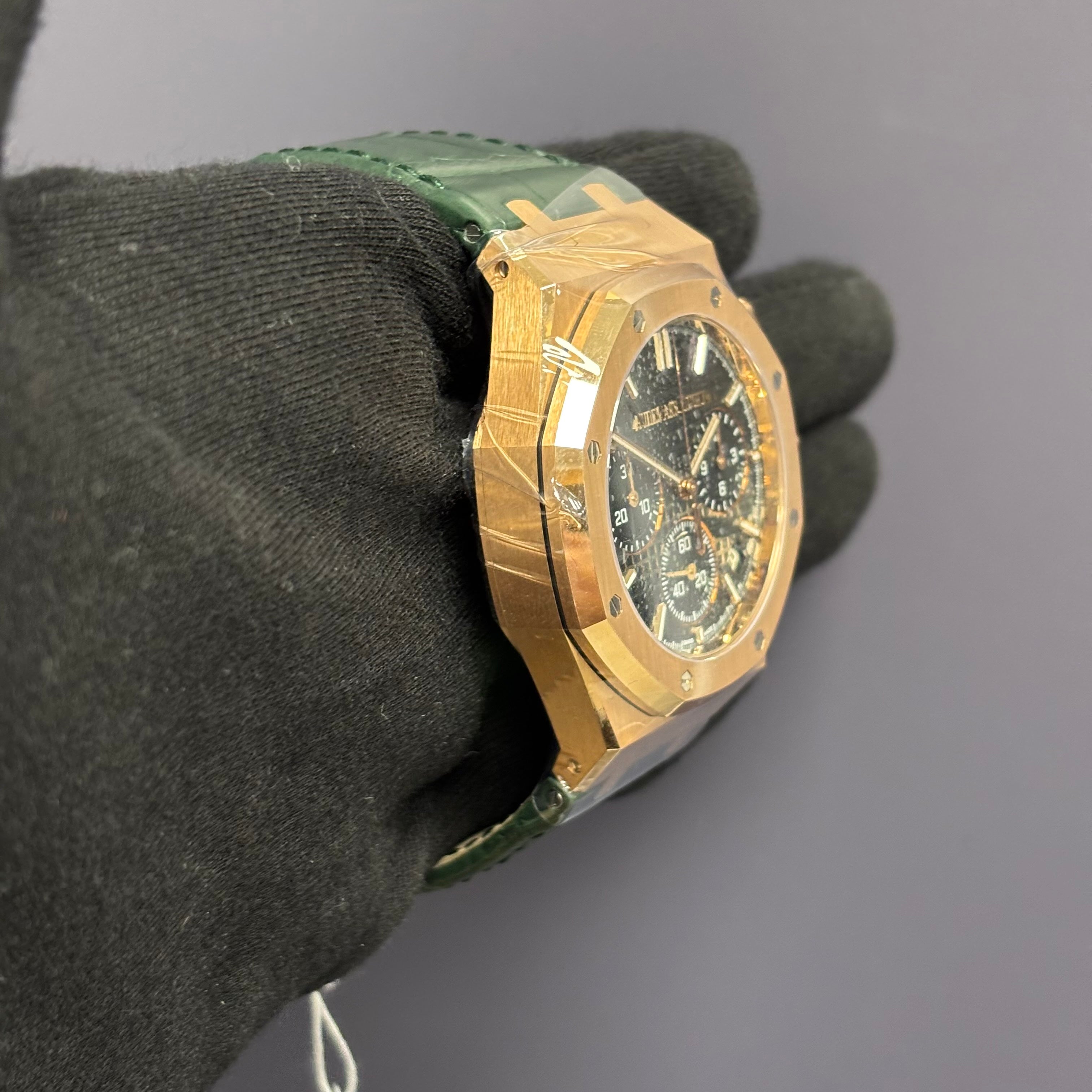 Audemars Piguet Royal Oak 41mm Green Dial Watch Ref#26240OR.OO.D404CR.01 - Happy Jewelers Fine Jewelry Lifetime Warranty