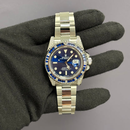 Rolex Submariner 40mm Blue Dial Watch Ref# 116610 - Happy Jewelers Fine Jewelry Lifetime Warranty