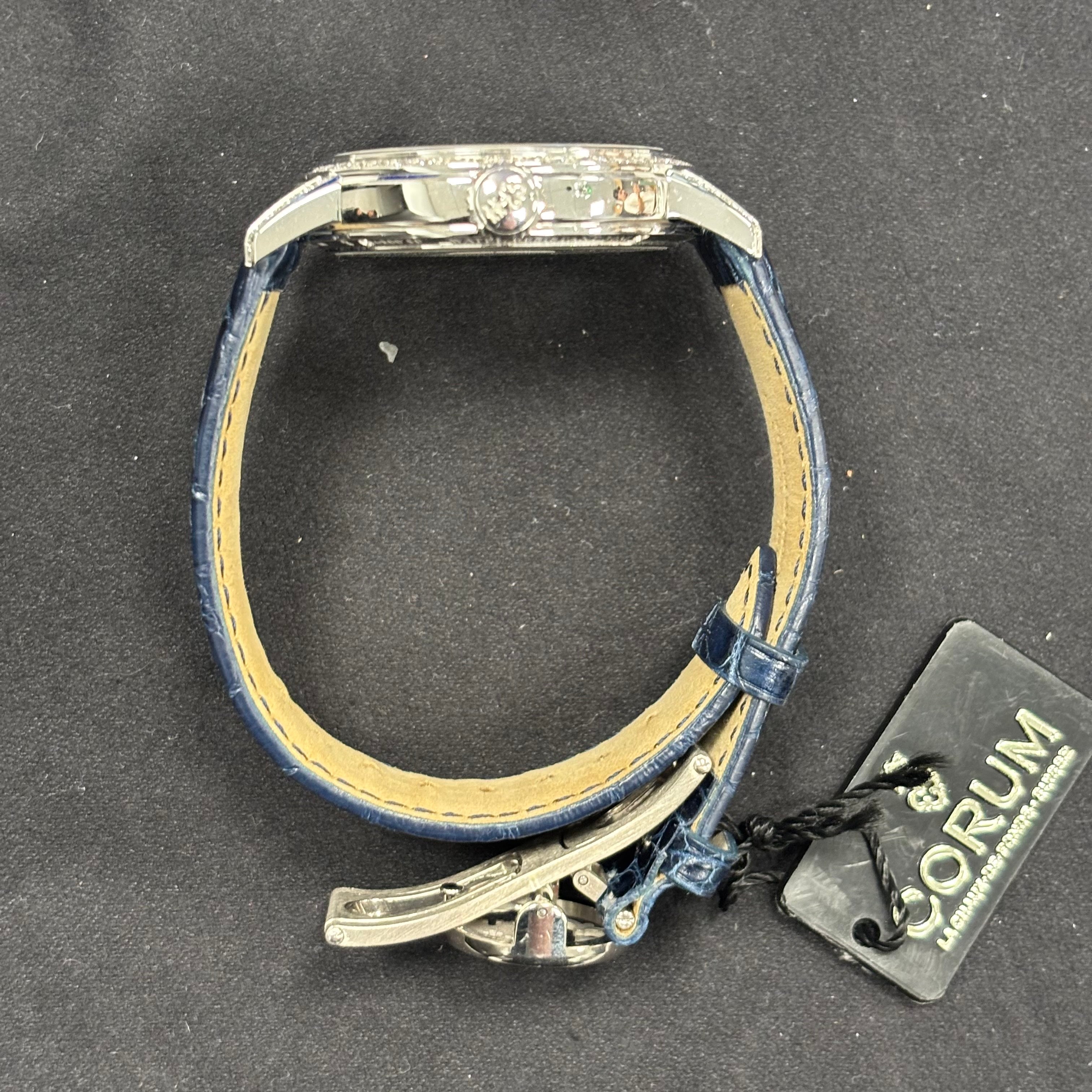 Corum Golden Bridge 39mm Skeleton Dial Watch Ref# B113/03169 - Happy Jewelers Fine Jewelry Lifetime Warranty