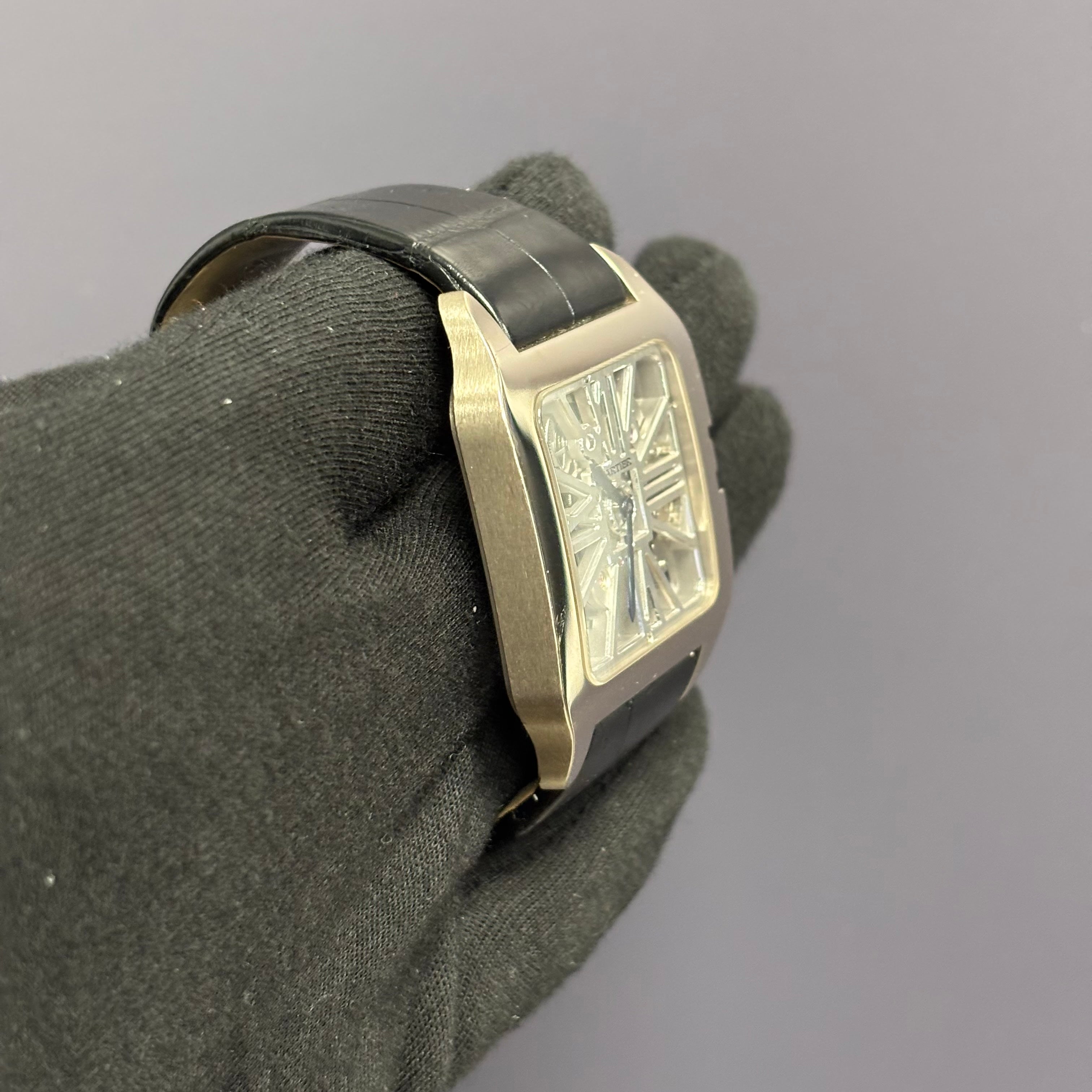 Cartier Santos 47mm Skeleton Dial Watch Ref# W2020033 - Happy Jewelers Fine Jewelry Lifetime Warranty