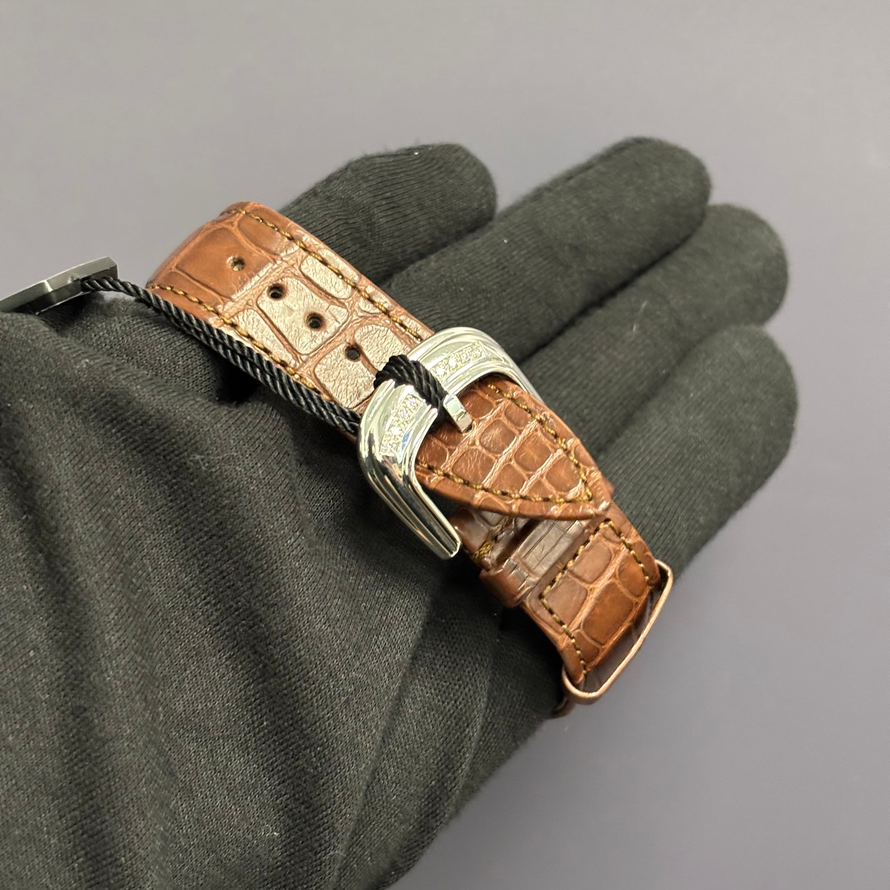 Franck Muller Cintree 39mm Blue Dial Watch Ref# 8083 CC GD FO D - Happy Jewelers Fine Jewelry Lifetime Warranty