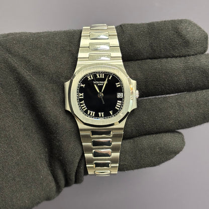 Patek Philippe Nautilus 40mm Black Dial Watch Ref# 3800/1A-001 - Happy Jewelers Fine Jewelry Lifetime Warranty