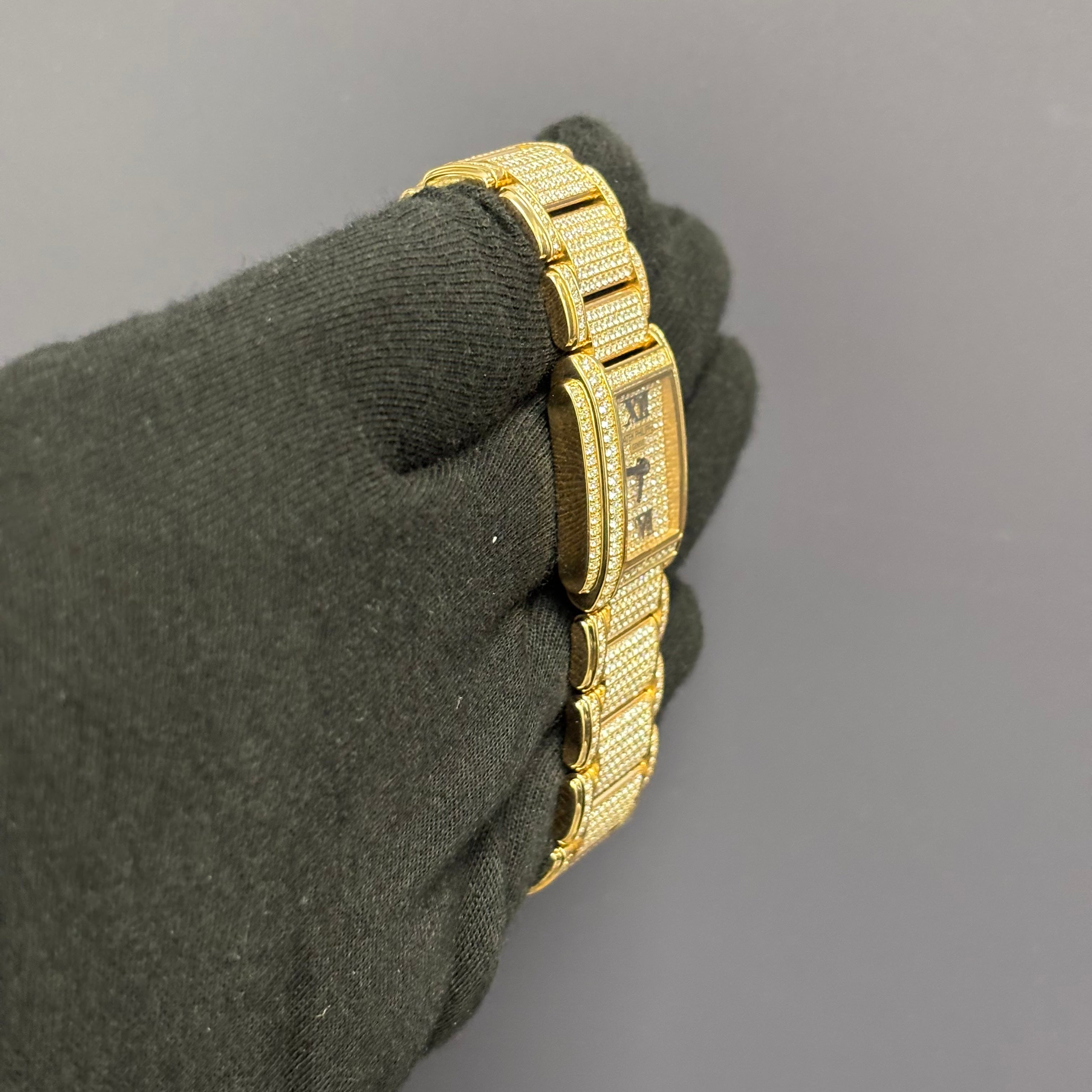 Patek Philippe Twenty-4 22mm Pave Dial Watch Ref# 4909/50R-001 - Happy Jewelers Fine Jewelry Lifetime Warranty