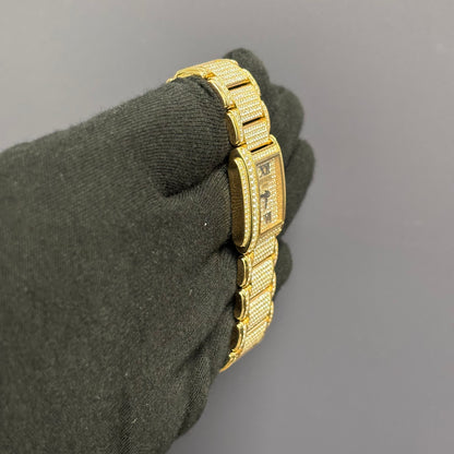 Patek Philippe Twenty-4 22mm Pave Dial Watch Ref# 4909/50R-001 - Happy Jewelers Fine Jewelry Lifetime Warranty