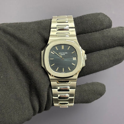 Patek Philippe Nautilus 40mm Blue Dial Watch Ref# 3700/1A - Happy Jewelers Fine Jewelry Lifetime Warranty
