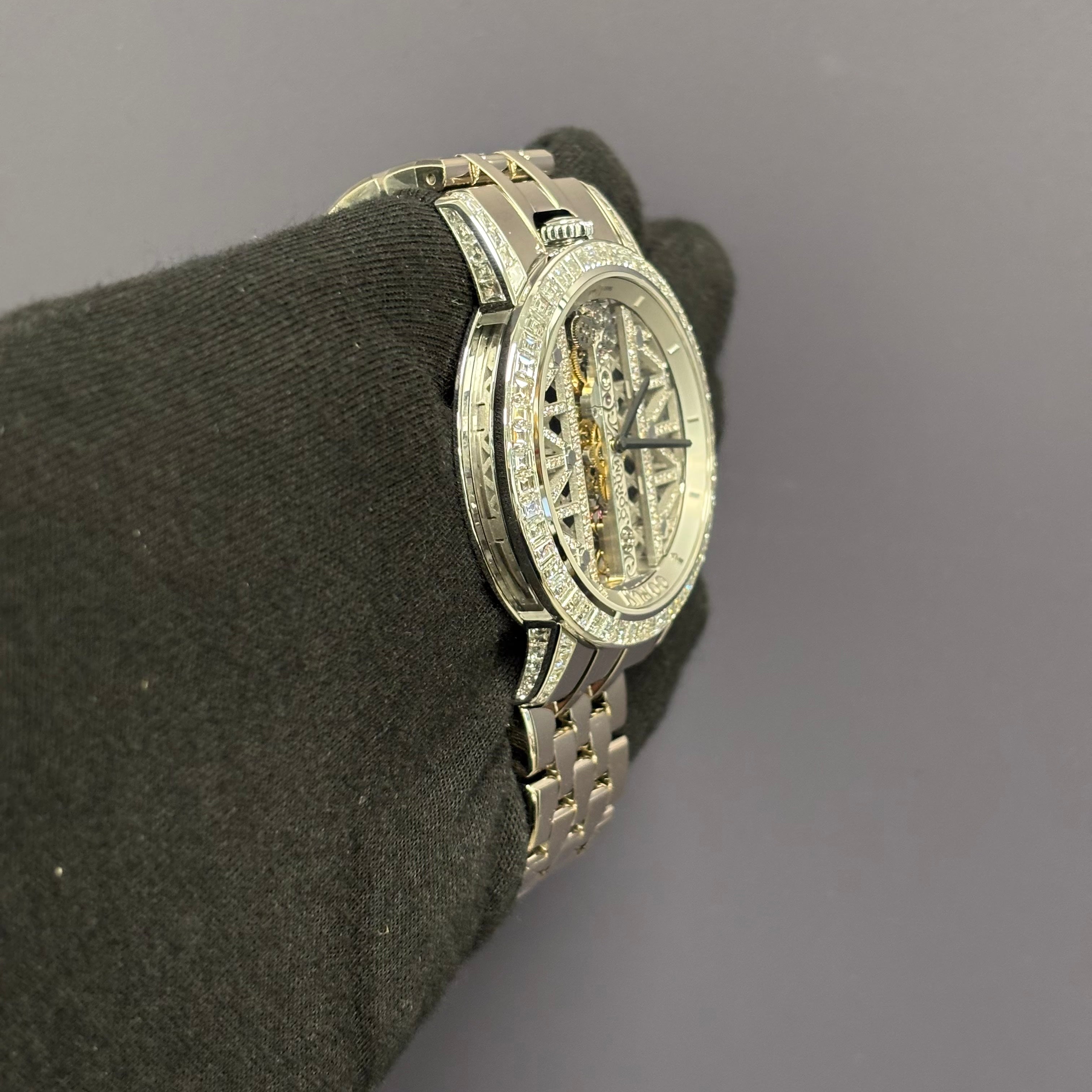 Corum Golden Bridge 43mm Skeleton Dial Watch Ref# B113/04470 - Happy Jewelers Fine Jewelry Lifetime Warranty