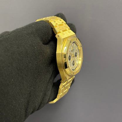 Audemars Piguet Royal Oak 39mm White Dial Watch Ref# 26022BA.OO.D098CR.01 - Happy Jewelers Fine Jewelry Lifetime Warranty