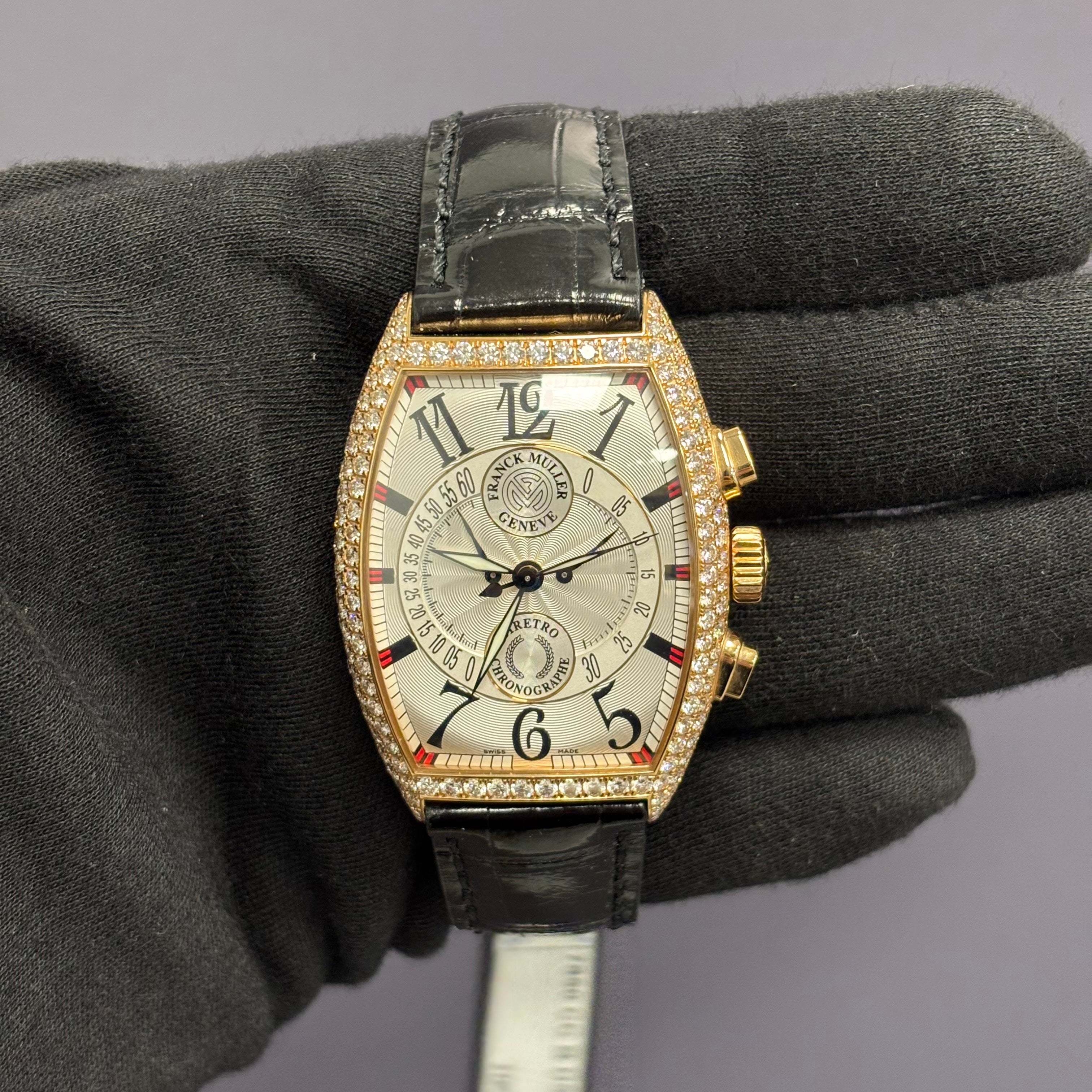 Franck Muller Cintree 34mm White Dial Watch Ref# 7850 CC B D - Happy Jewelers Fine Jewelry Lifetime Warranty