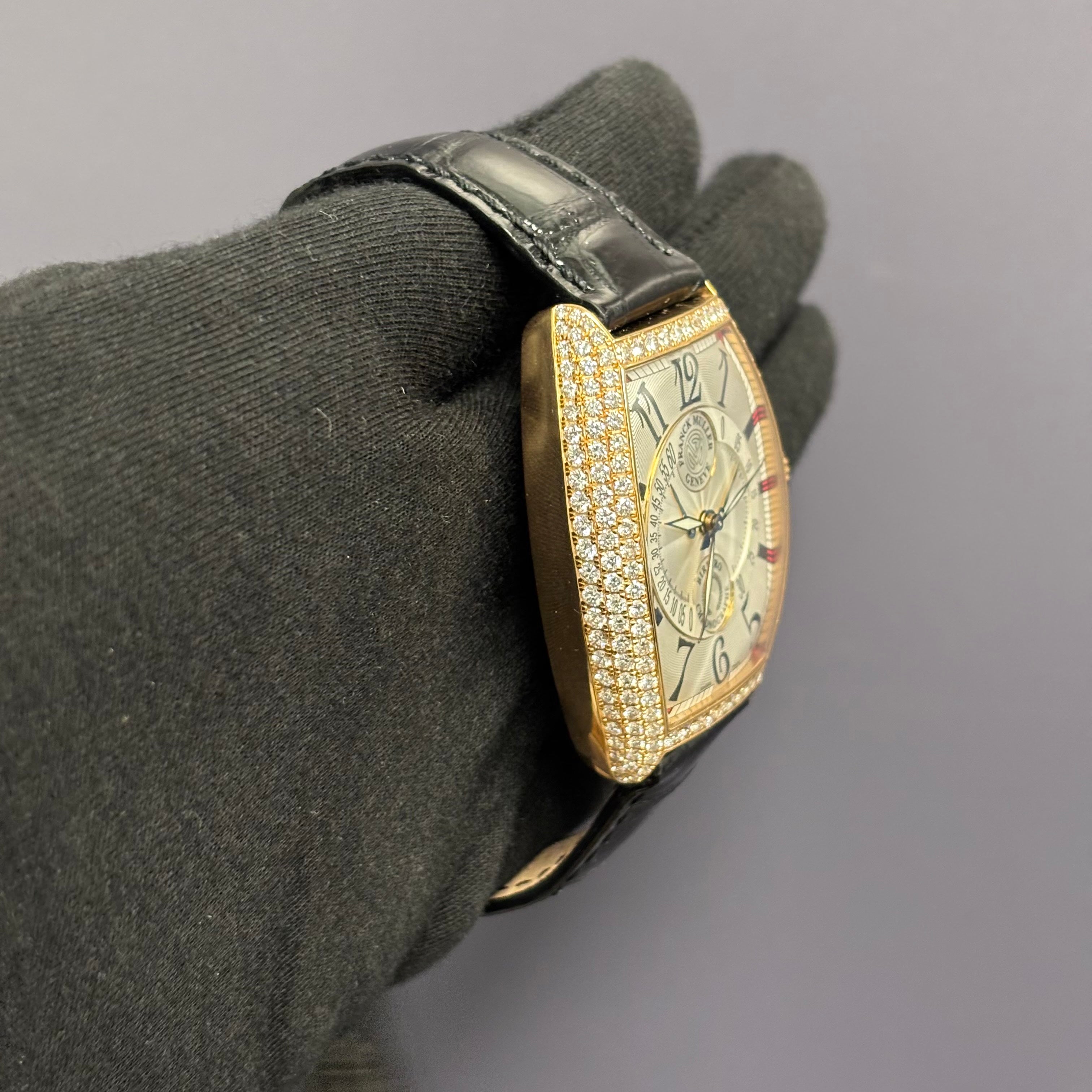 Franck Muller Cintree 34mm White Dial Watch Ref# 7850 CC B D - Happy Jewelers Fine Jewelry Lifetime Warranty