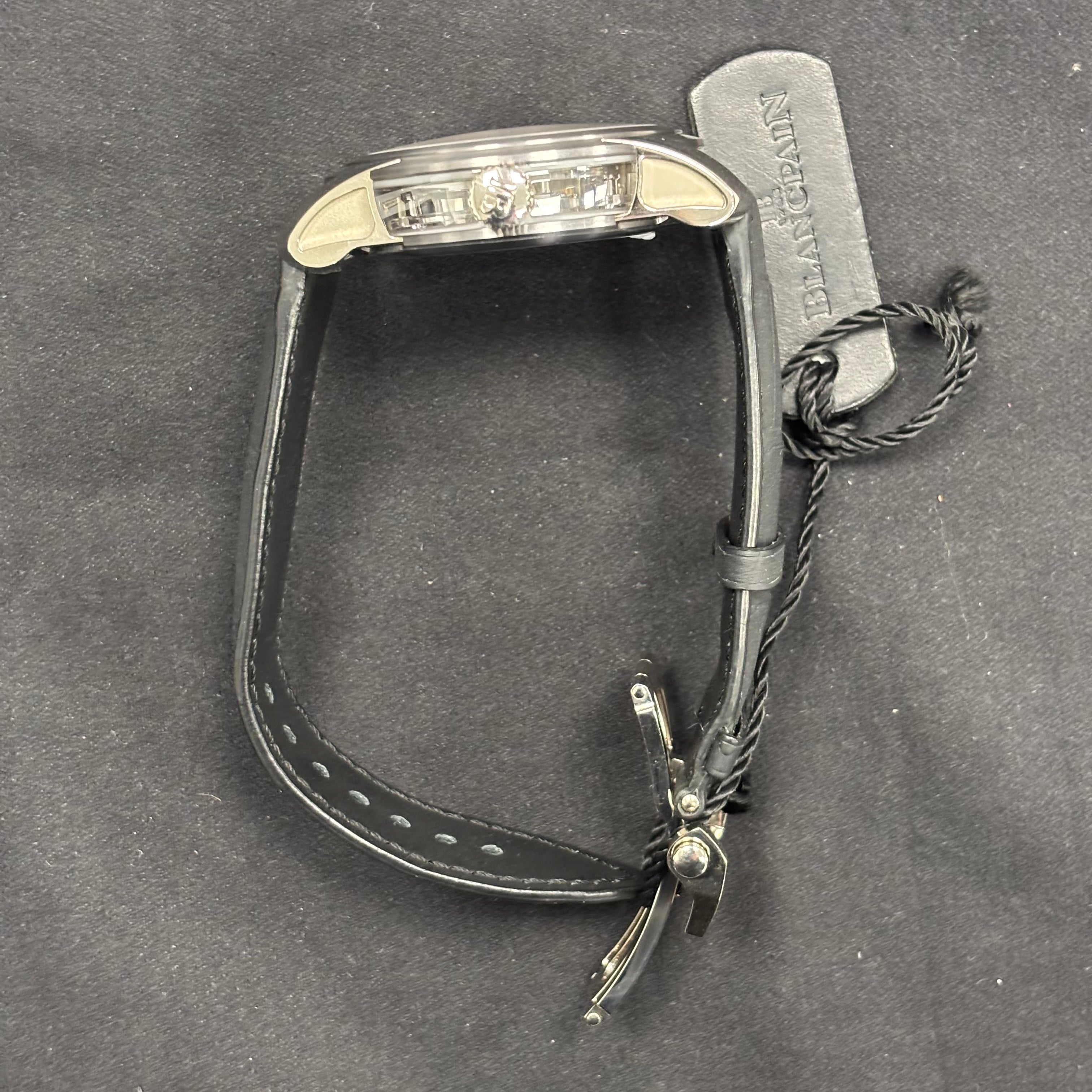 Blancpain L-Evolution 43.5mm Skeleton Dial Watch Ref# 0222-1500-53B - Happy Jewelers Fine Jewelry Lifetime Warranty