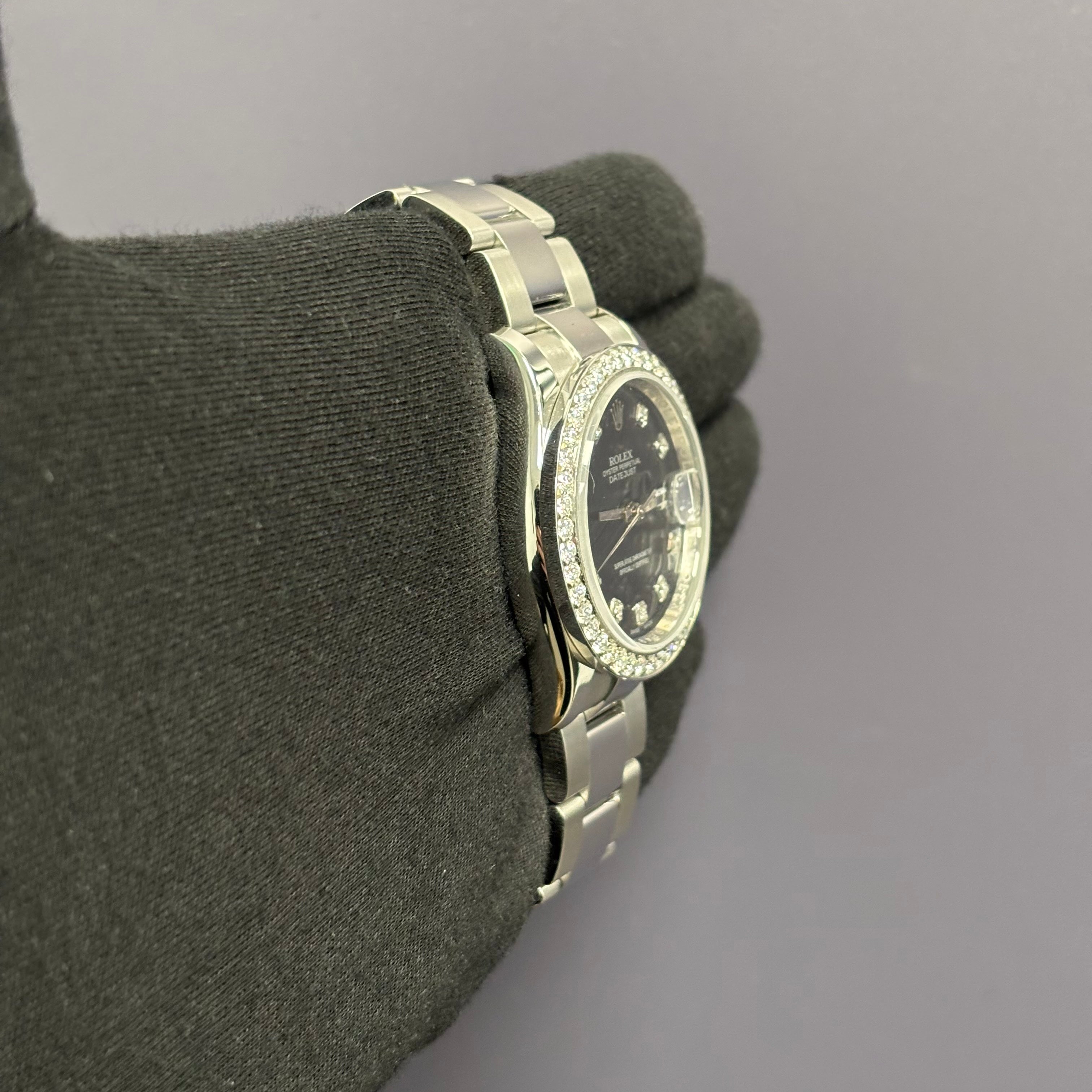 Rolex Datejust 36mm Black Dial Watch Ref# 116200 - Happy Jewelers Fine Jewelry Lifetime Warranty