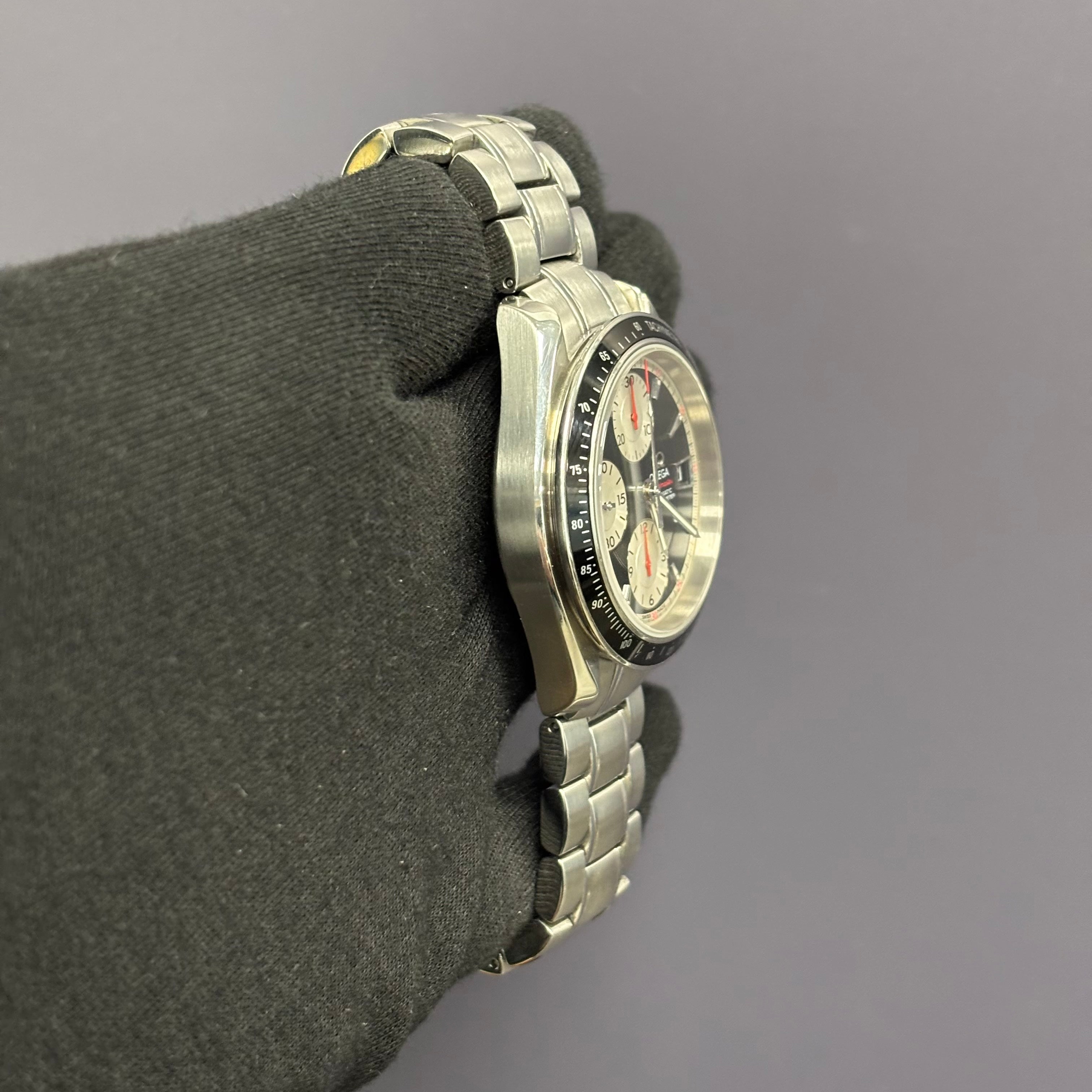 Omega Speedmaster 40mm Black Dial Watch Ref# 3210.51.00 - Happy Jewelers Fine Jewelry Lifetime Warranty