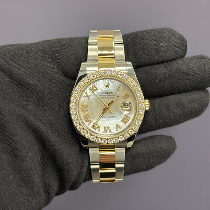 Rolex Datejust 41mm MOP Dial Watch Ref# 116333 - Happy Jewelers Fine Jewelry Lifetime Warranty