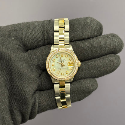 Rolex Datejust 26mm MOP Dial Watch Ref# 69173 - Happy Jewelers Fine Jewelry Lifetime Warranty