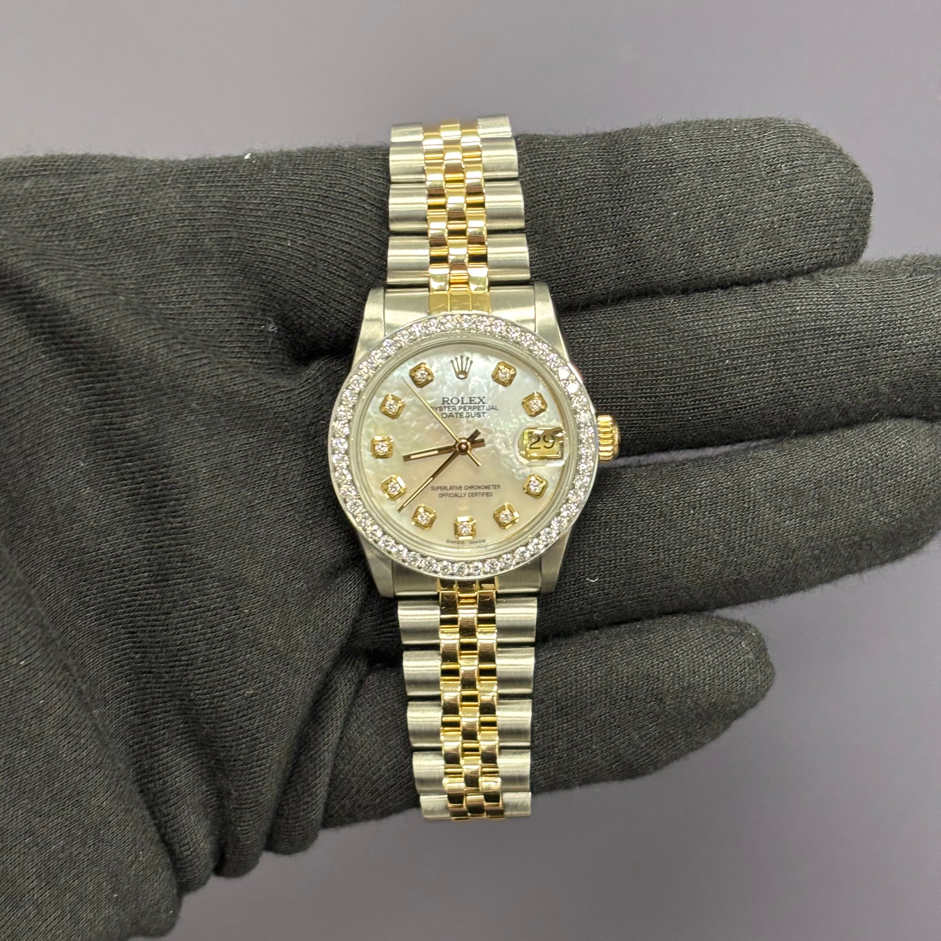 Rolex Datejust 31mm MOP Dial Watch Ref# 68273 – Happy Jewelers