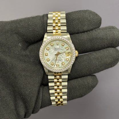 Rolex Datejust 31mm MOP Dial Watch Ref# 68273 - Happy Jewelers Fine Jewelry Lifetime Warranty