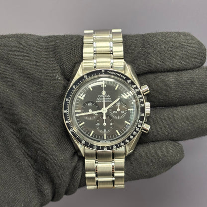 Omega Speedmaster 42mm Black Dial Watch Ref# 3573.50 - Happy Jewelers Fine Jewelry Lifetime Warranty