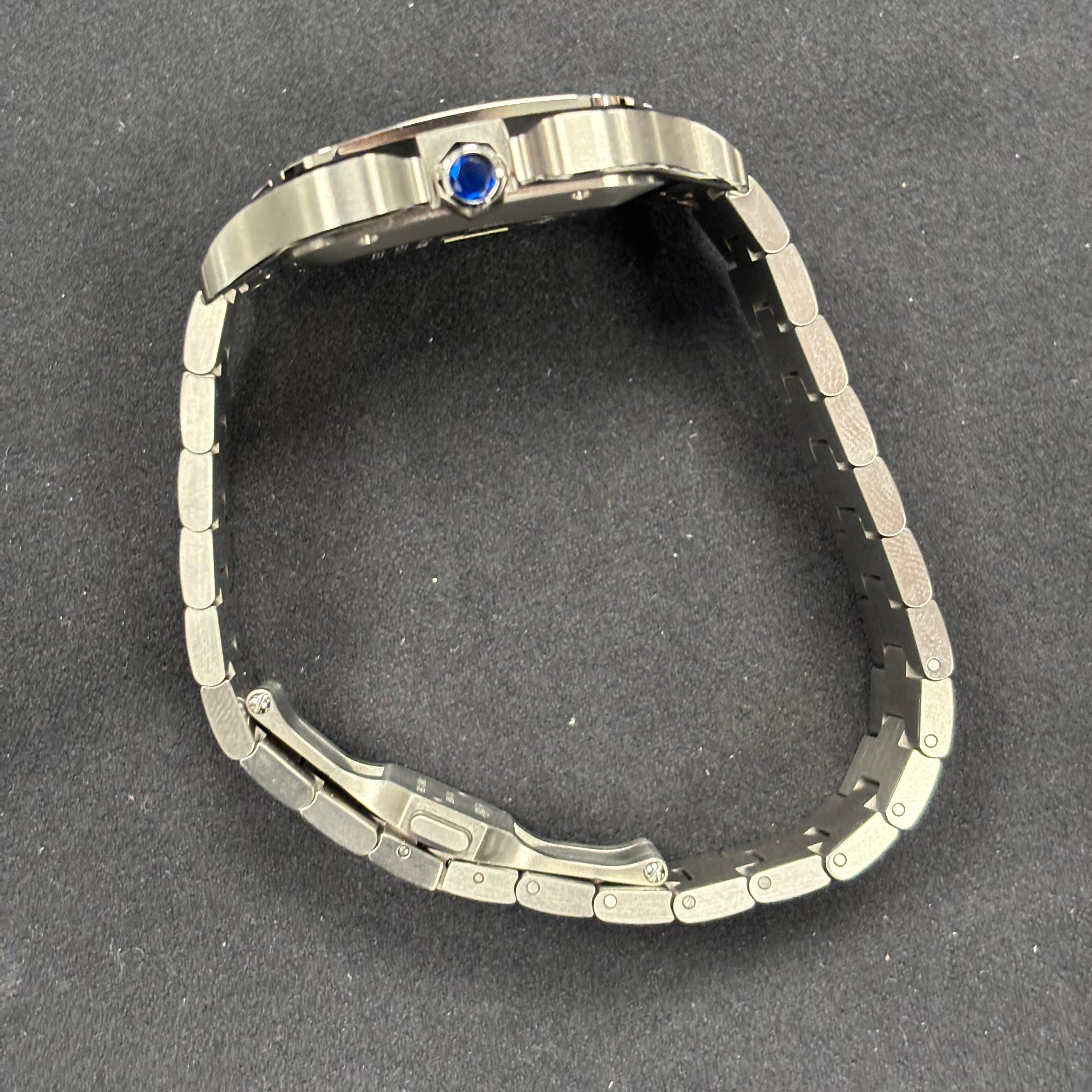 Cartier Santos 39.8mm Green Dial Watch Ref# WSSA0062 - Happy Jewelers Fine Jewelry Lifetime Warranty