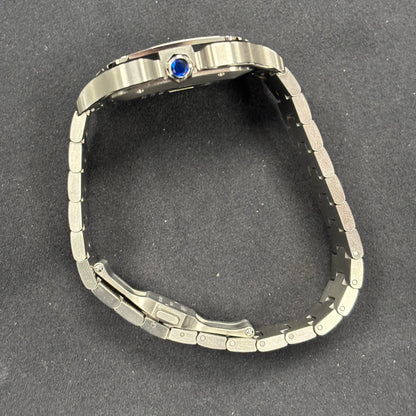 Cartier Santos 39.8mm Green Dial Watch Ref# WSSA0062 - Happy Jewelers Fine Jewelry Lifetime Warranty