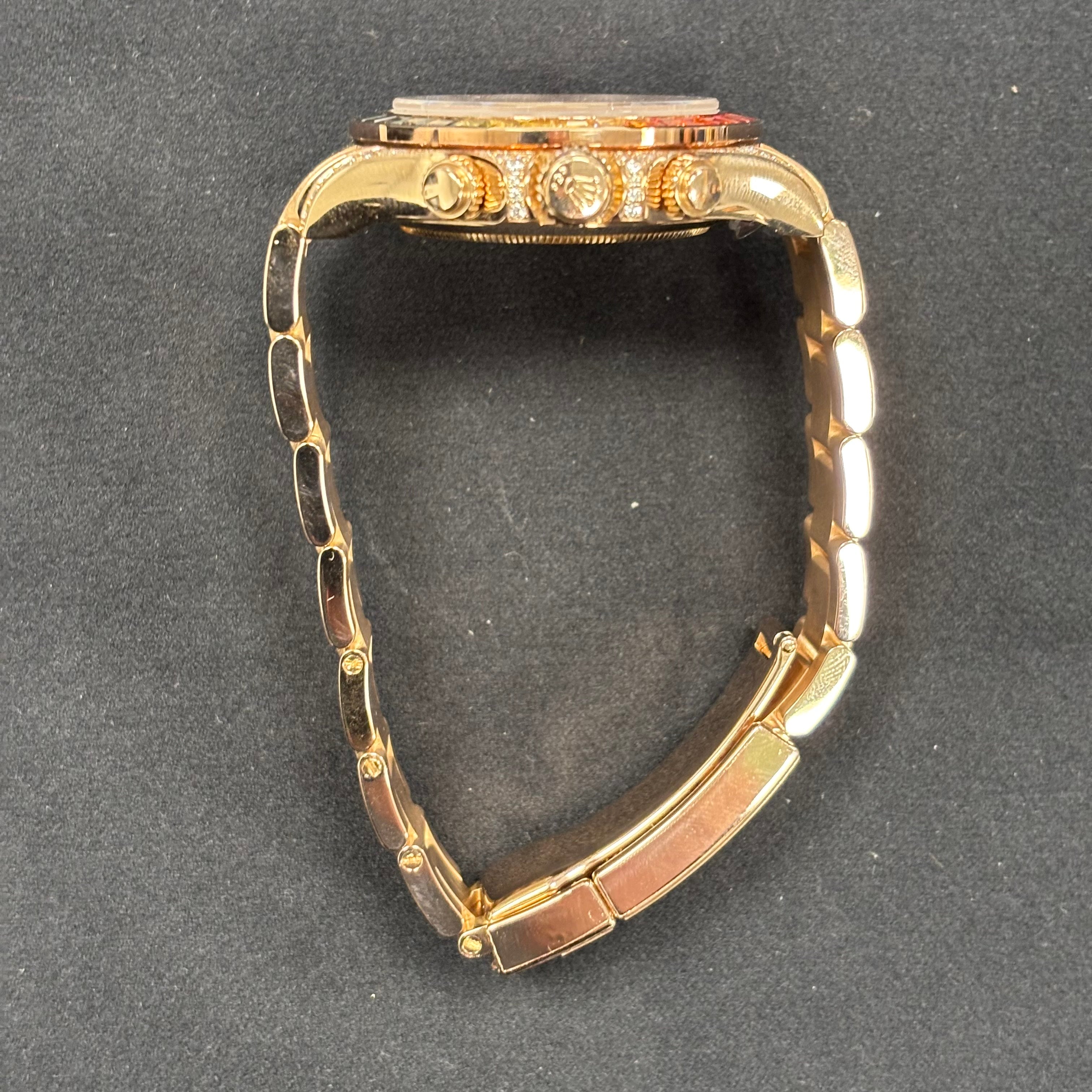 Rolex Daytona 40mm Pave Dial Watch Ref# 116505 - Happy Jewelers Fine Jewelry Lifetime Warranty