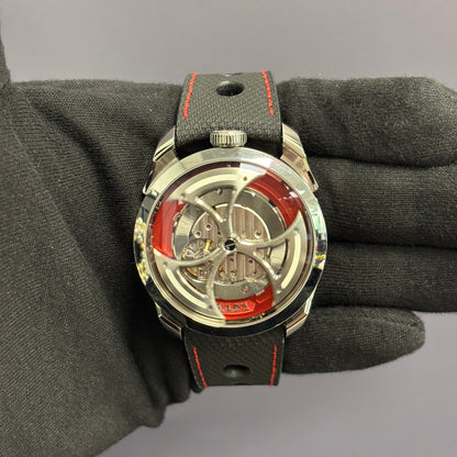 MB&F M.A.D. 1 42mm Openwork Dial Watch Reference# M.A.D 1 - Happy Jewelers Fine Jewelry Lifetime Warranty