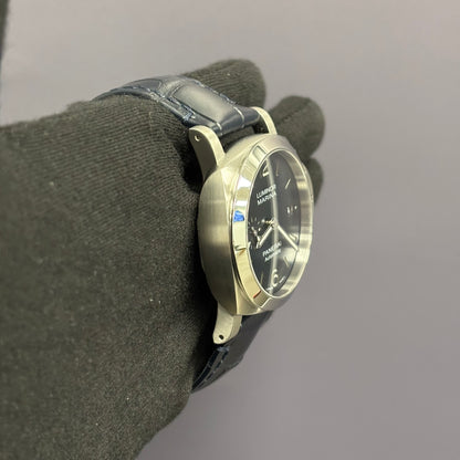 Panerai Luminor 40mm Blue Dial Watch Ref# PAM01370 - Happy Jewelers Fine Jewelry Lifetime Warranty