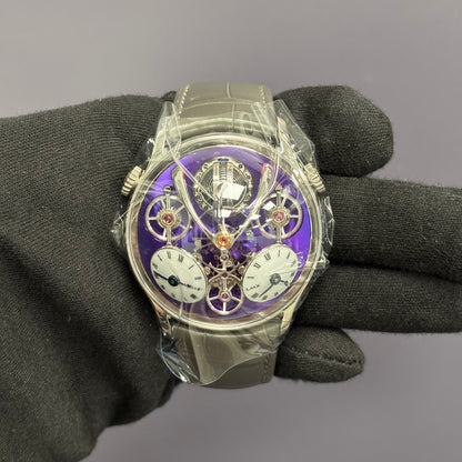 MB&F LMX 44mm Openwork Dial Watch Ref# PL18-0100-01-000 - Happy Jewelers Fine Jewelry Lifetime Warranty