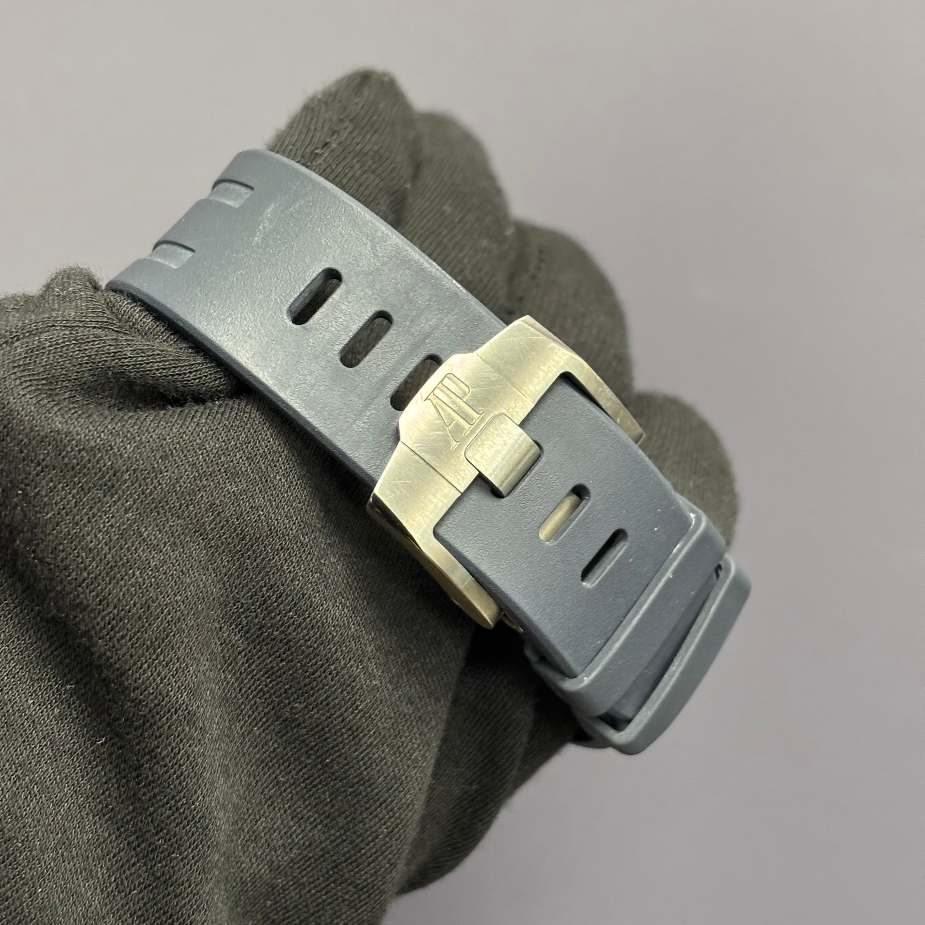 Audemars Piguet Royal Oak 43mm Blue Dial Watch Ref# 26420TI.OO.A027CA.01 - Happy Jewelers Fine Jewelry Lifetime Warranty