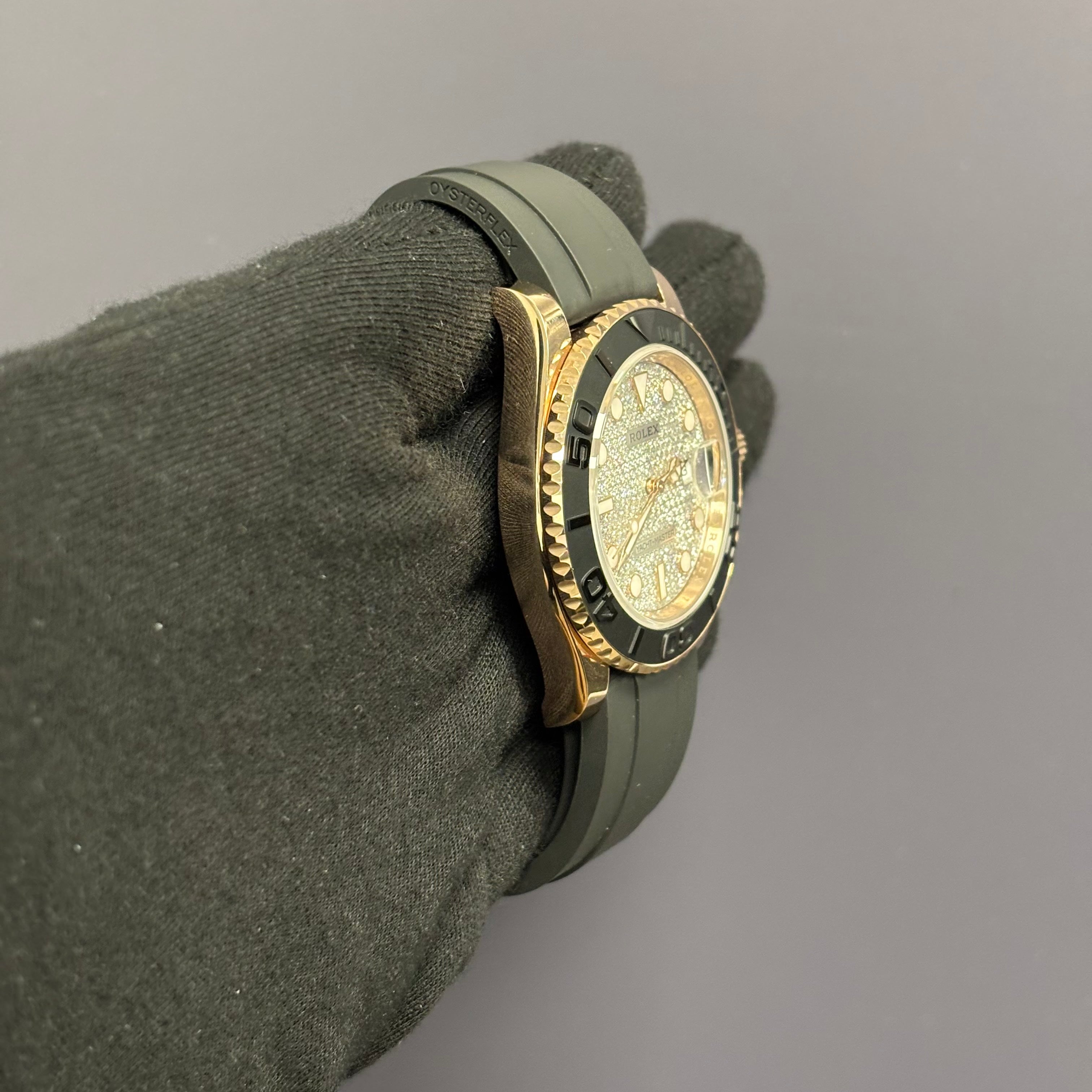 Rolex Yacht-Master 40mm Pave Dial Watch Ref# 126655 - Happy Jewelers Fine Jewelry Lifetime Warranty