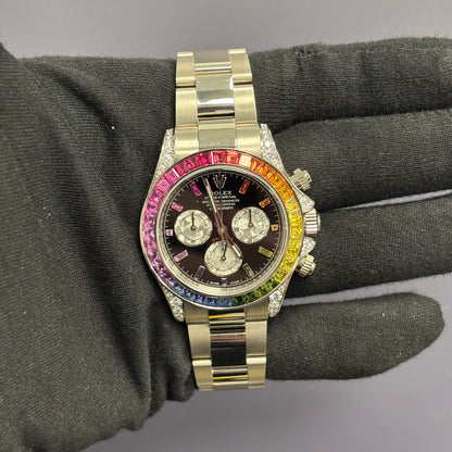 Rolex Daytona 40mm Black Dial Watch Ref# 116599RBOW - Happy Jewelers Fine Jewelry Lifetime Warranty